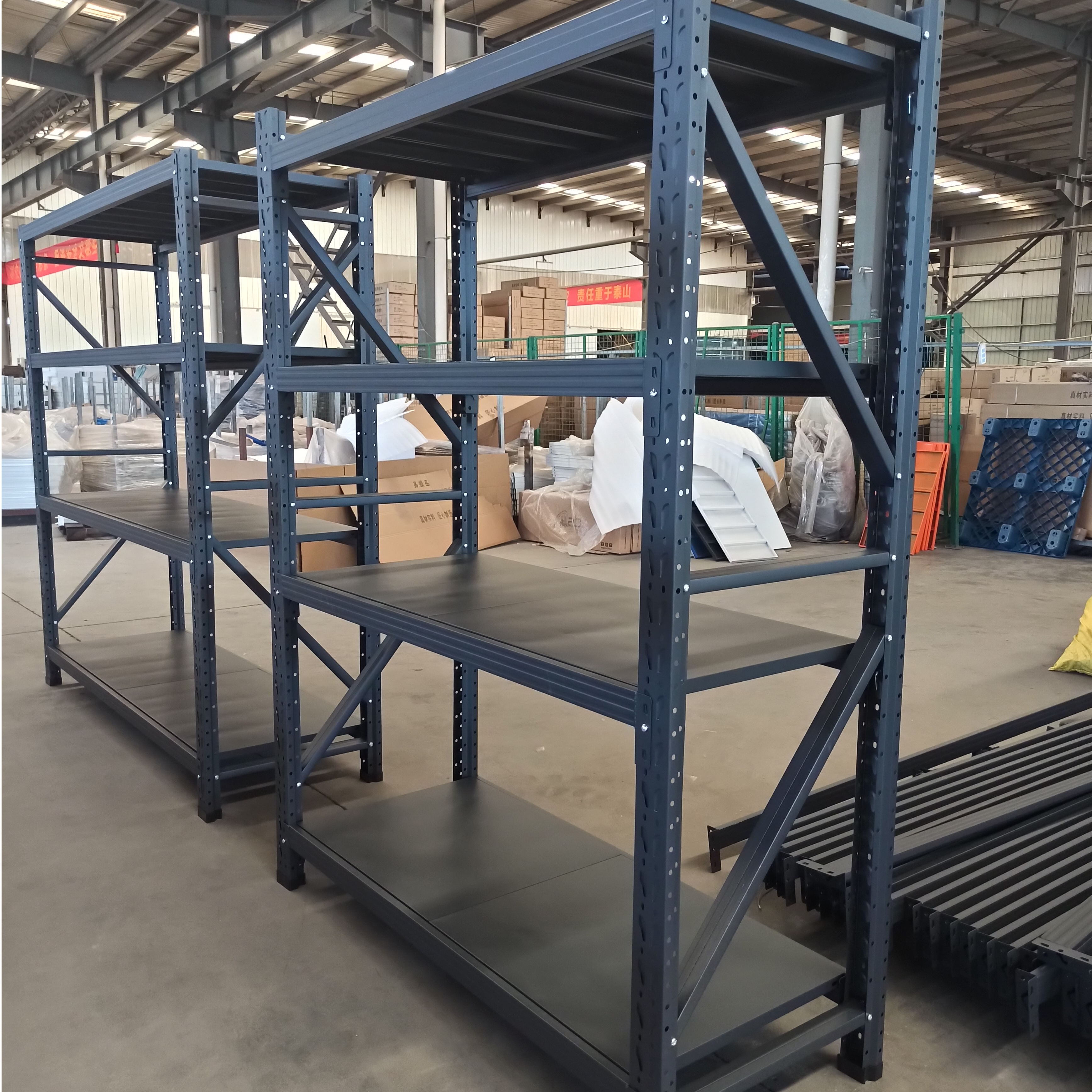 Schwarz 2000*600*2000 mm Stahlregal Longspan Regal Rack 